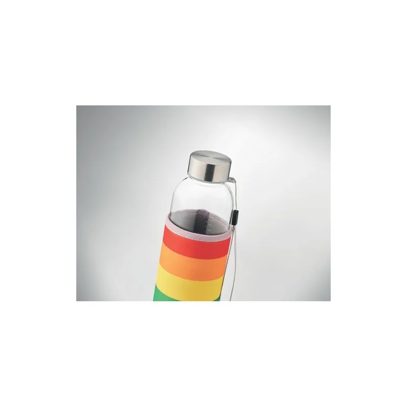 Bouteille en verre écologique 500 ml personnalisée UTAH GLASS Matières : aluminium recyclé&nbsp; Couleurs : beige goodies publicitair