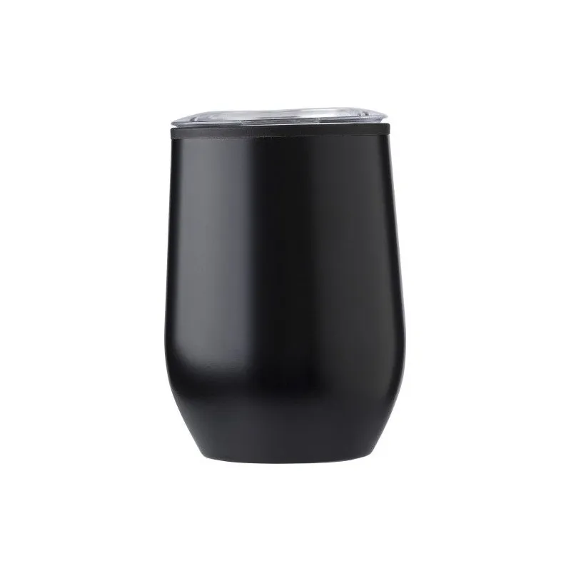 Mug publicitaire en acier inoxydable Zoe Matières : polyester Couleurs : vert foncé