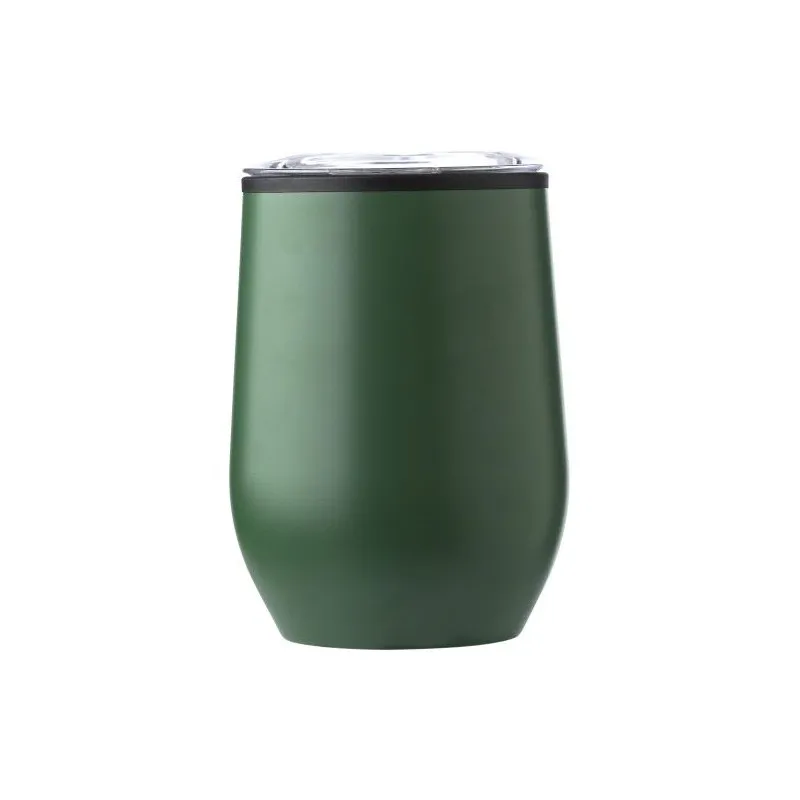 Mug publicitaire en acier inoxydable Zoe Matières : Synthétique Couleurs : vert personnalisable avec votre logo