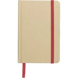 Carnet A6 personnalisé en matériau recyclé écologique - John Matières : Synthétique Couleurs : rose