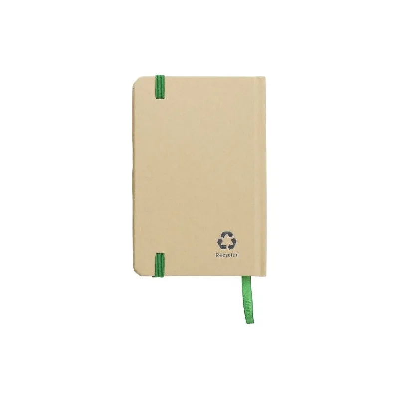 Carnet A6 personnalisé en matériau recyclé écologique - John Matières : Synthétique Couleurs : rouge cadeau collaborateur premiu