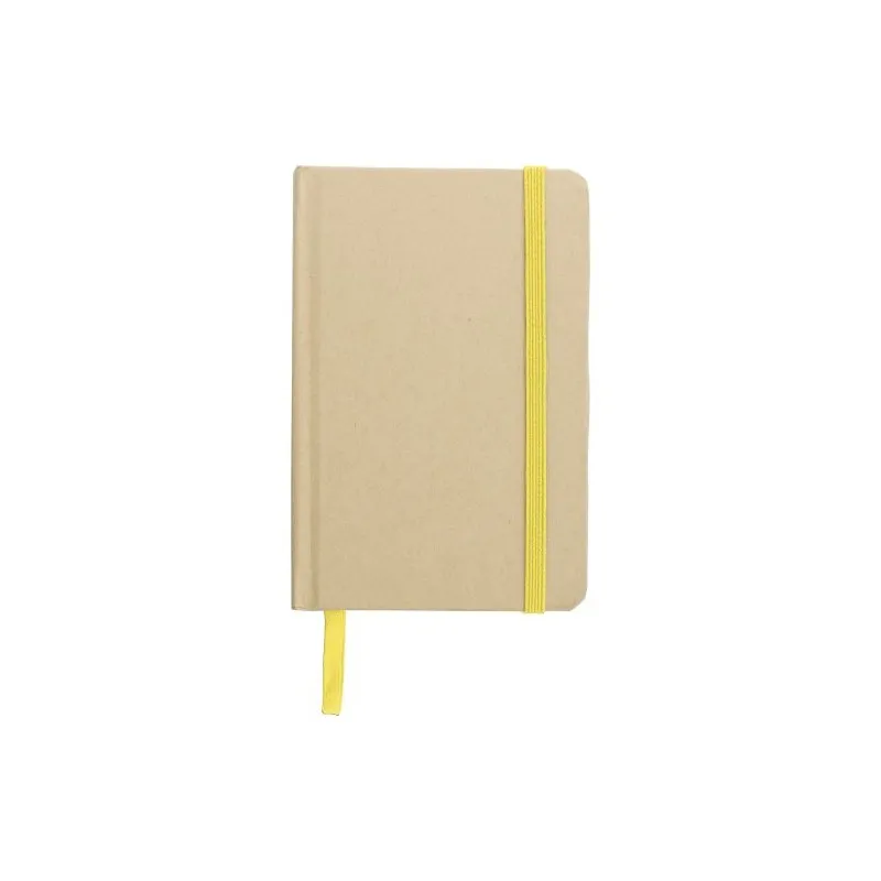 Carnet A6 personnalisé en matériau recyclé écologique - John Matières : Synthétique Couleurs : bleu impression haute définition