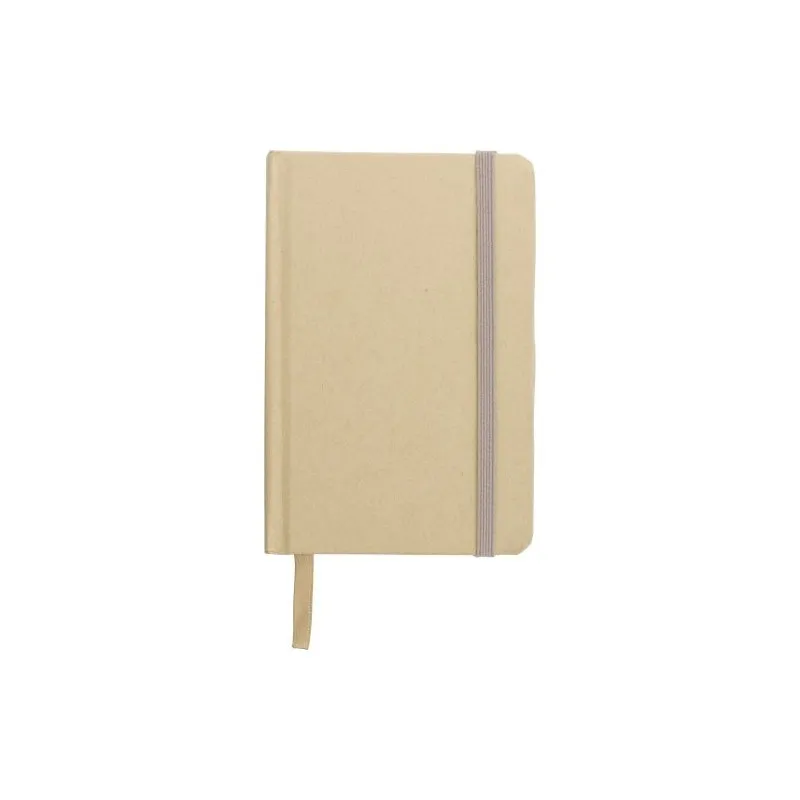 Carnet A6 personnalisé en matériau recyclé écologique - John Matières : Synthétique Couleurs : vert cadeau entreprise pas cher