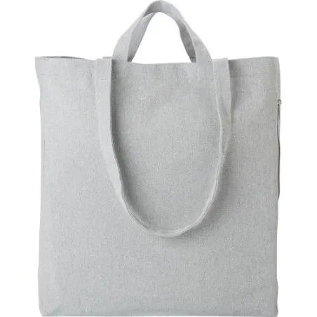 Sac Shopping Écologique en Coton Recyclé Personnalisé - Bennett Matières : nylon Couleurs : noir livraison express 24h 48h