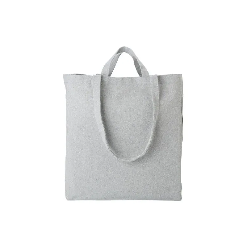 Sac Shopping Écologique en Coton Recyclé Personnalisé - Bennett Matières : nylon Couleurs : vert impression haute définition