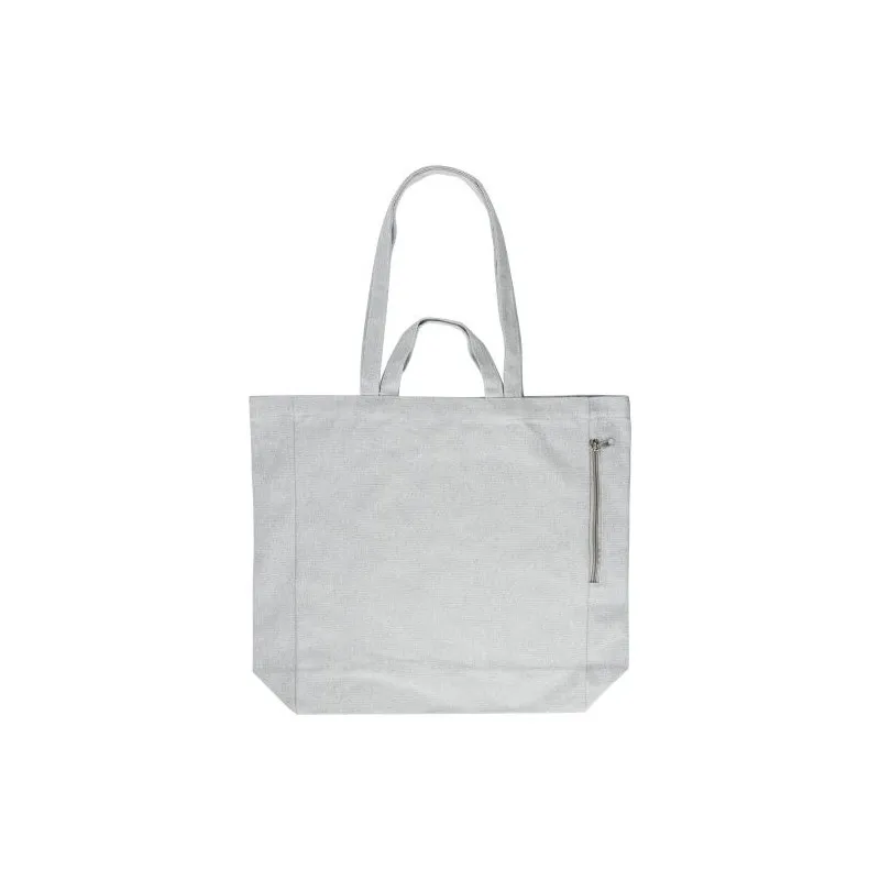 Sac Shopping Écologique en Coton Recyclé Personnalisé - Bennett Matières : nylon Couleurs : vert foncé cadeau entreprise pas che