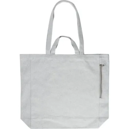 Sac Shopping Écologique en Coton Recyclé Personnalisé - Bennett Matières : nylon Couleurs : vert foncé cadeau entreprise pas che