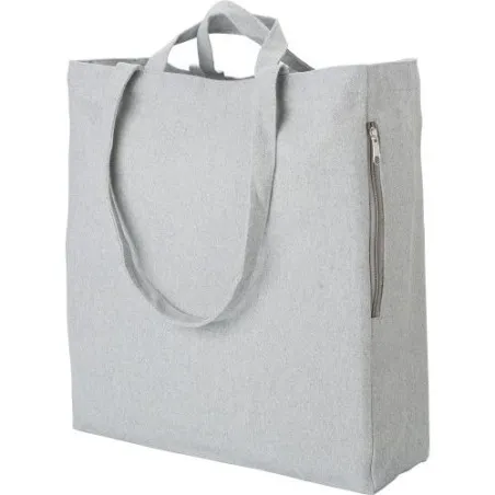 Sac Shopping Écologique en Coton Recyclé Personnalisé - Bennett Matières : nylon Couleurs : bleu goodies entreprise design