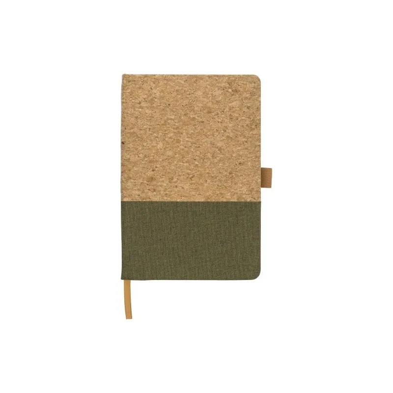 Carnet A5 Écologique en Liège et Coton - Trevor Matières : Synthétique Couleurs : jaune impression haute définition