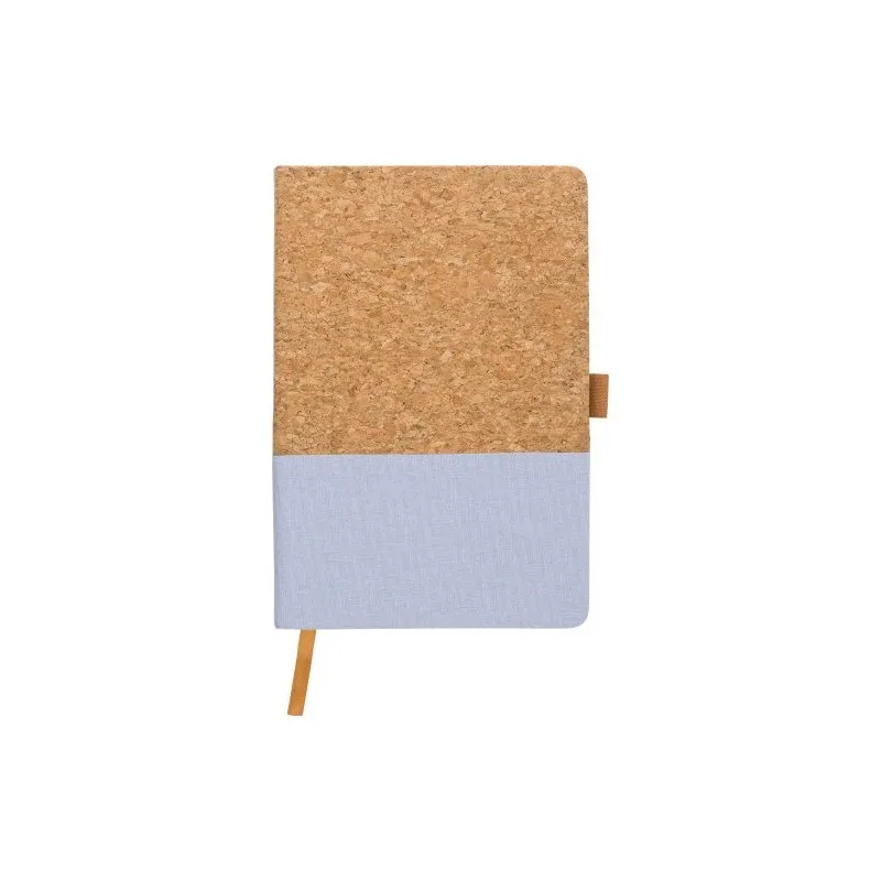 Carnet A5 Écologique en Liège et Coton - Trevor Matières : Synthétique Couleurs : blanc personnalisable avec votre logo