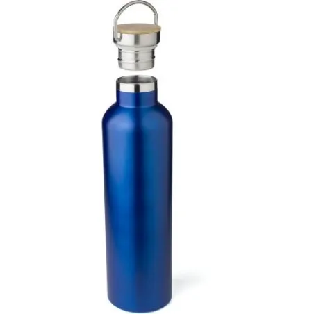 Bouteille isotherme double paroi écologique en acier inoxydable de 1 000 ml Damien Matières : Synthétique Couleurs : mauve cadea