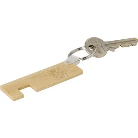 Porte-clés en Bambou Orlando - Support Téléphone Pratique