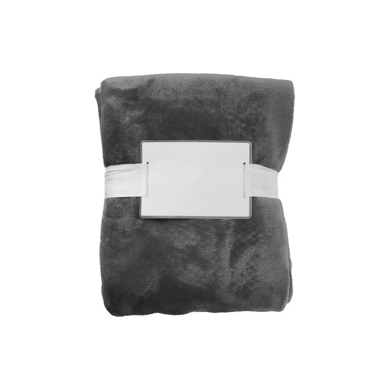 Plaid polaire en flanelle personnalisable 120x150 cm Sean Matières : Synthétique Couleurs : vert citron impression haute définit