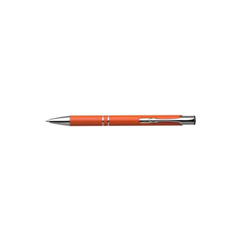 Stylo bille écologique en aluminium recyclé personnalisé - Kamari Matières : PET Couleurs : blanc livraison express 24h 48h