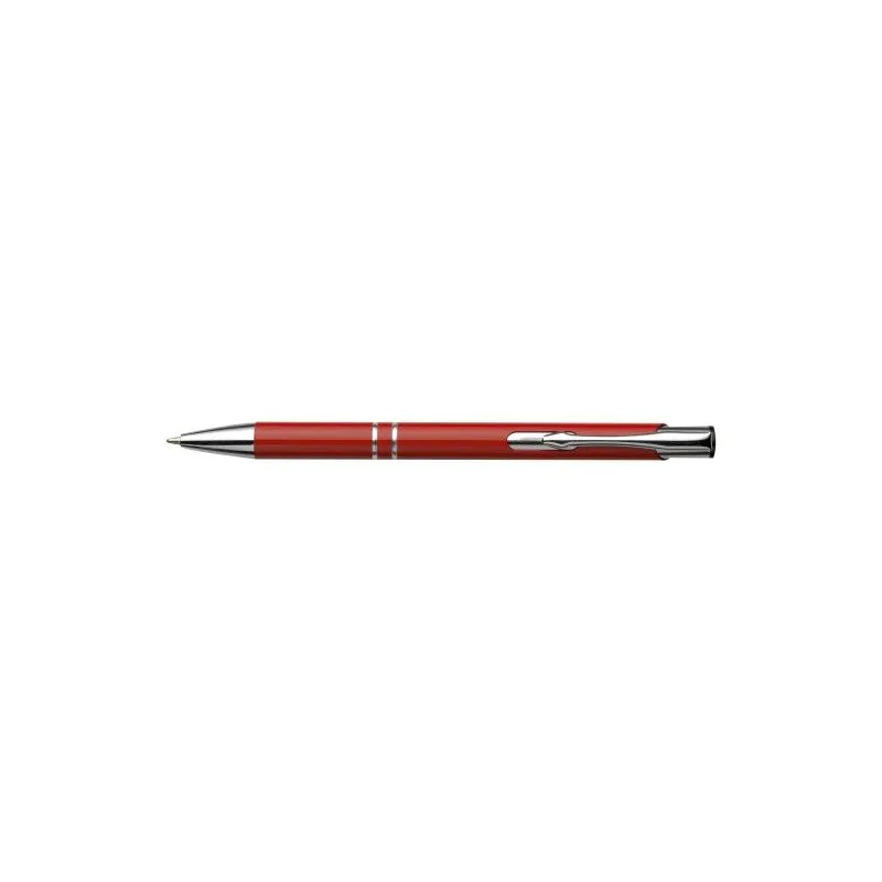 Stylo bille écologique en aluminium recyclé personnalisé - Kamari Matières : PLA Couleurs : bleu marquage laser ultra précis