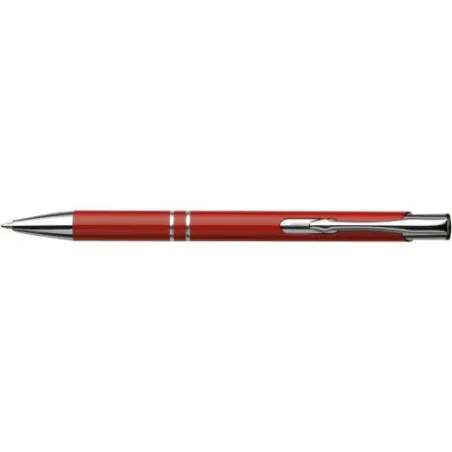 Stylo bille écologique en aluminium recyclé personnalisé - Kamari Matières : PLA Couleurs : bleu marquage laser ultra précis