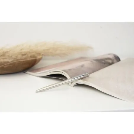 Stylo bille écologique personnalisé - Waterman Graduate, cadeau d'entreprise Matières : acier inoxydable Couleurs : bois goodies