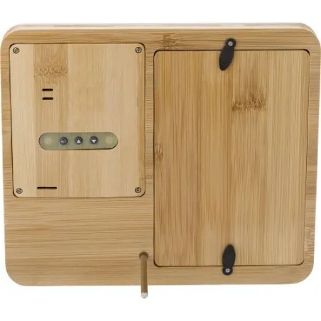 Station Météo en Bambou Colton - Élégance et Fonctionnalité