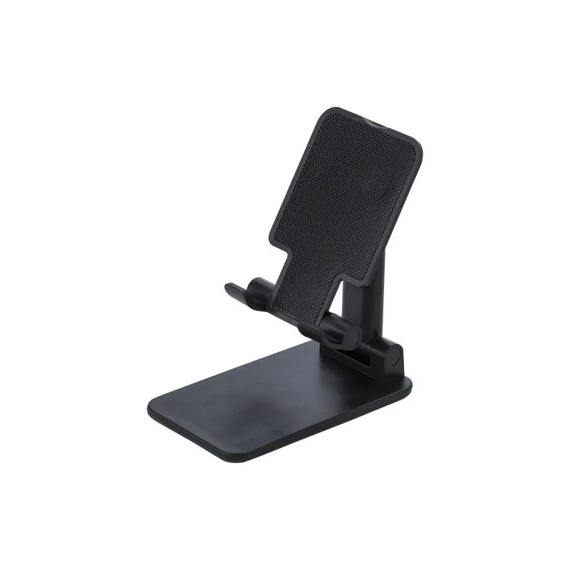 Support de téléphone personnalisé en ABS - Didi, accessoire de bureau Matières : acier inoxydable Couleurs : noir goodies public