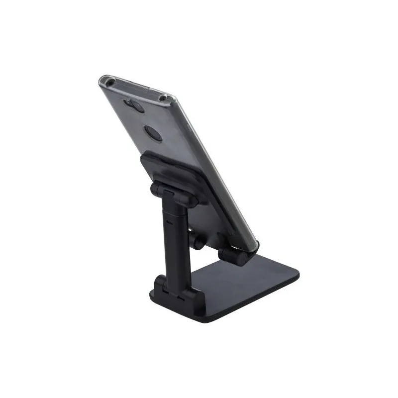 Support de téléphone personnalisé en ABS - Didi, accessoire de bureau Matières : acier inoxydable Couleurs : noir marquage laser