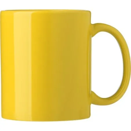 Mug en céramique personnalisé idéal pour cadeau d'entreprise - Kenna Matières : bambou Couleurs : beige