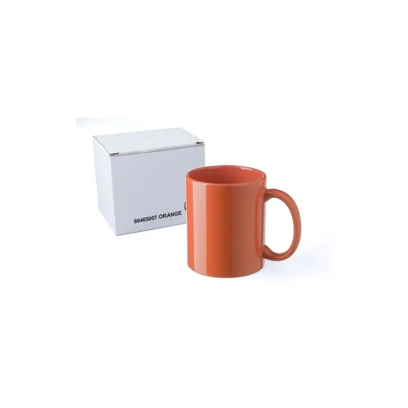 Mug en céramique personnalisé idéal pour cadeau d'entreprise - Kenna Matières : bambou Couleurs : beige cadeau affaires élégant