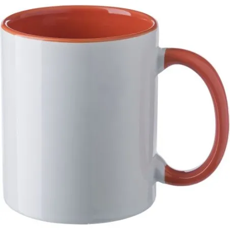 Mug personnalisé en céramique - Blair, cadeau d'entreprise idéal Matières : bois Couleurs : bois marquage couleur éclatante