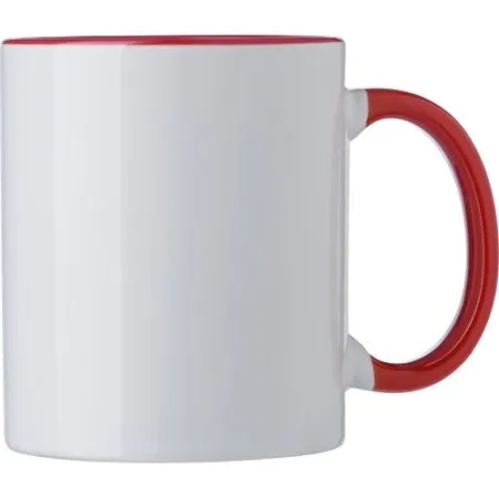 Mug personnalisé en céramique - Blair, cadeau d'entreprise idéal Matières : ABS Couleurs : rouge goodies entreprise design