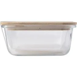 Lunch box personnalisée en verre - Nicole, idéale pour vos repas Matières : PVC Couleurs : blanc 2