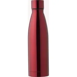 Gourde isotherme double paroi en acier inoxydable de 500 ml personnalisée - Marcelino Matières : métal Couleurs : rouge