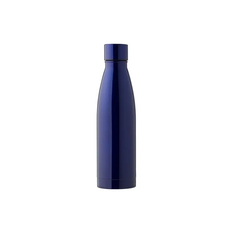 Gourde isotherme double paroi en acier inoxydable de 500 ml personnalisée - Marcelino Matières : verre Couleurs : bleu royal goo