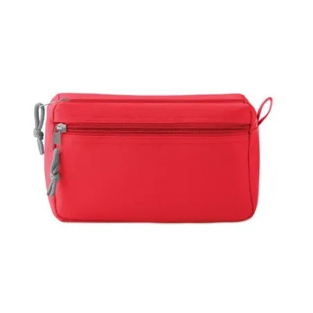 Trousse de toilette écologique sans PVC - Cadeau personnalisé NEW & SMART Matières : coton Couleurs : pierre impression haute dé