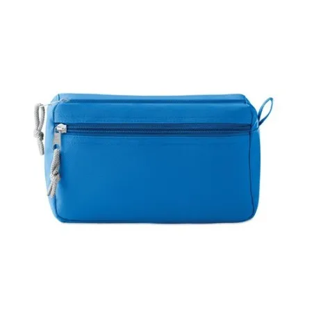 Trousse de toilette écologique sans PVC - Cadeau personnalisé NEW & SMART Matières : coton Couleurs : gris personnalisable avec 