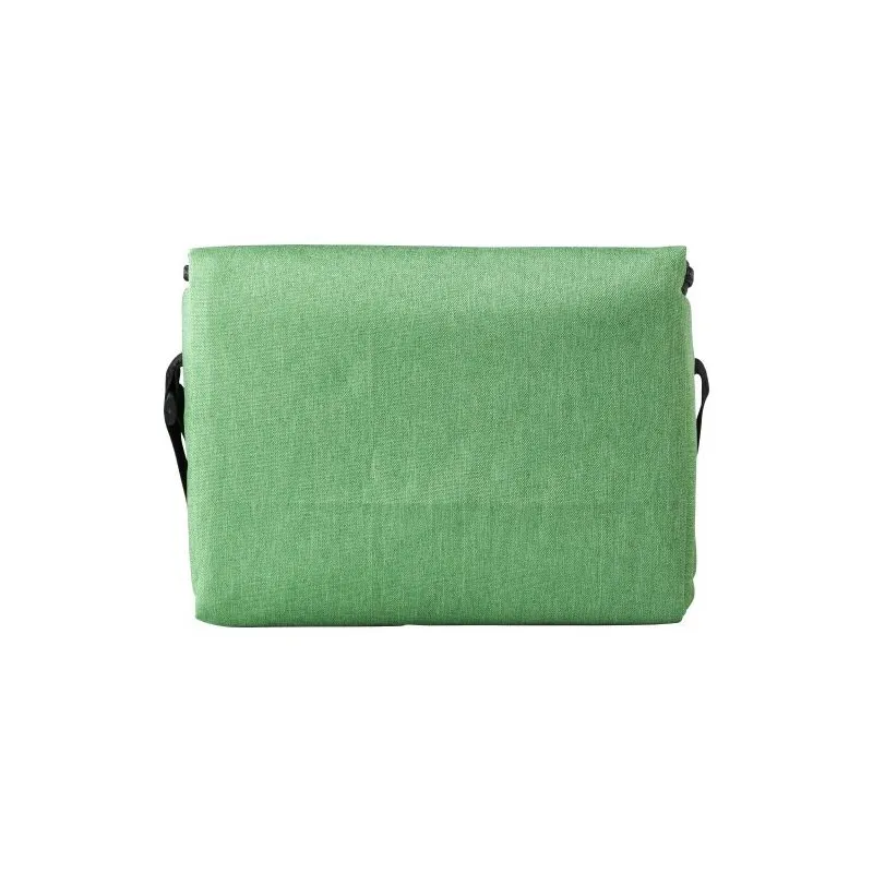 Sac isotherme écologique en polyester rPET personnalisé Isabella Matières : aluminium Couleurs : noir cadeau collaborateur premi