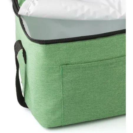 Sac isotherme écologique en polyester rPET personnalisé Isabella Couleurs : bois impression haute définition