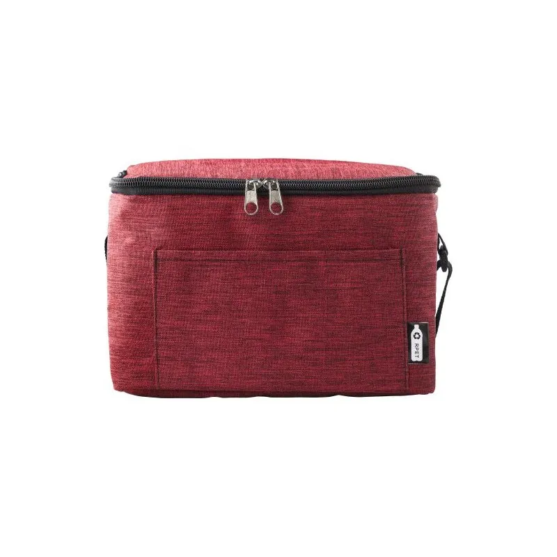 Sac isotherme écologique en polyester rPET personnalisé Isabella Matières : bambou Couleurs : bois personnalisable avec votre lo