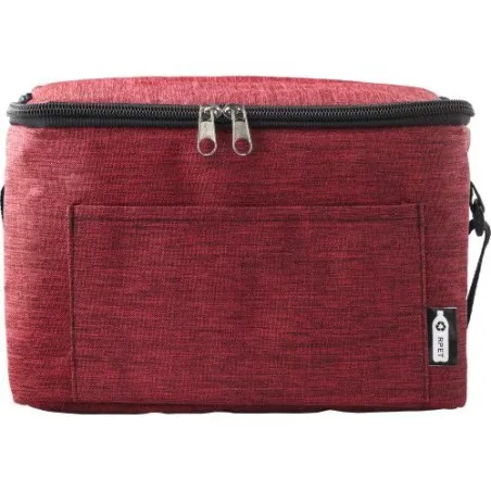 Sac isotherme écologique en polyester rPET personnalisé Isabella Matières : bambou Couleurs : bois personnalisable avec votre lo