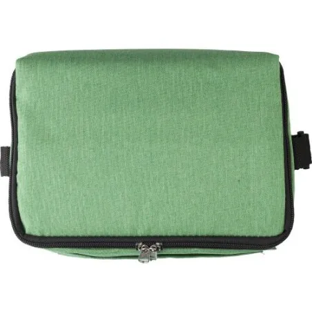 Sac isotherme écologique en polyester rPET personnalisé Isabella Matières : bambou Couleurs : bois cadeau affaires élégant