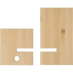 Support Écologique en Bambou pour Téléphone - Margarita Matières : bambou Couleurs : bois 2