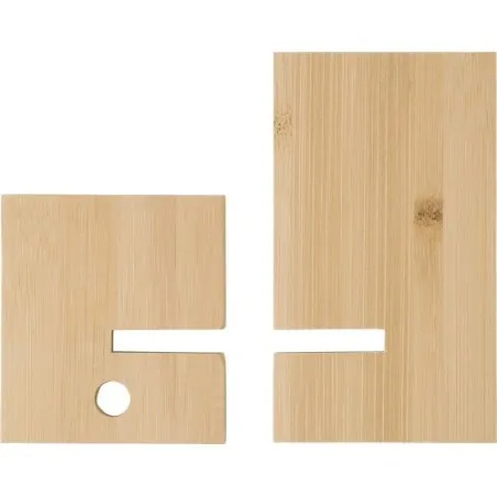 Support Écologique en Bambou pour Téléphone - Margarita Matières : bambou Couleurs : bois personnalisable avec votre logo