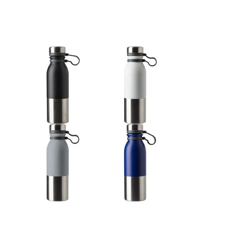 Gourde isotherme en acier inoxydable de 600 ml personnalisée Will Matières : ABS Couleurs : blanc marquage laser ultra précis