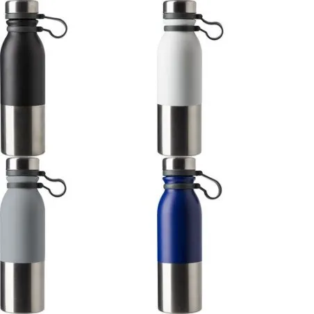 Gourde isotherme en acier inoxydable de 600 ml personnalisée Will Matières : ABS Couleurs : blanc marquage laser ultra précis