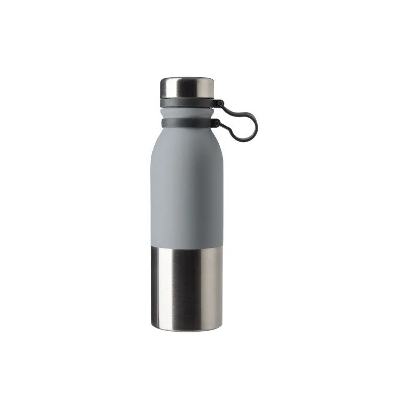 Gourde isotherme en acier inoxydable de 600 ml personnalisée Will Matières : coton Couleurs : gris personnalisable avec votre lo