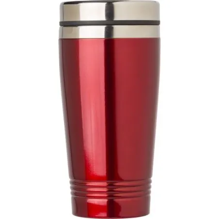Mug isotherme double paroi de 450 ml personnalisé Velma Matières : acier inoxydable Couleurs : bleu royal cadeau entreprise pas 