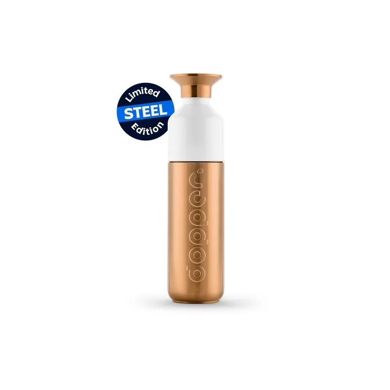 Gourde Sportive Écologique Personnalisable 490 ml - Dopper Solid Steel Matières : acier inoxydable Couleurs : turquoise objet pr