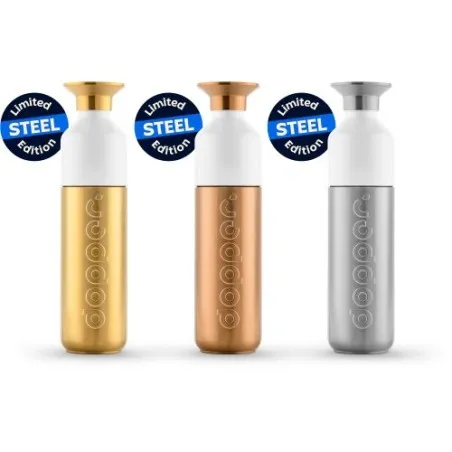 Gourde Sportive Écologique Personnalisable 490 ml - Dopper Solid Steel Matières : acier inoxydable Couleurs : turquoise cadeau c