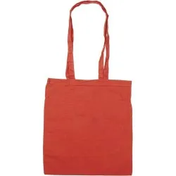 Sac shopping écologique en coton Terry durable personnalisé pas cher Matières : acier inoxydable Couleurs : orange 2
