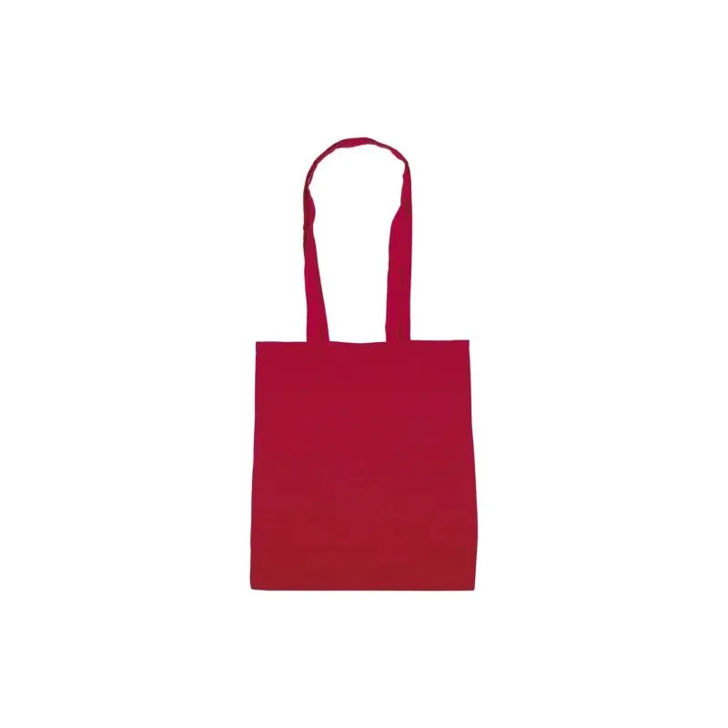 Sac shopping écologique en coton Terry durable personnalisé pas cher Matières : polypropylène (PP) Couleurs : rouge goodies publ