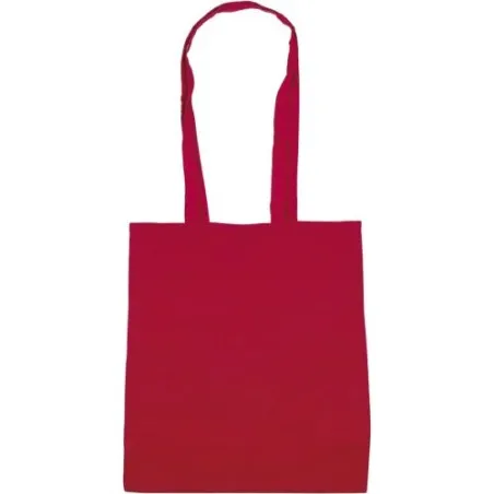 Sac shopping écologique en coton Terry durable personnalisé pas cher Matières : polypropylène (PP) Couleurs : rouge goodies publ