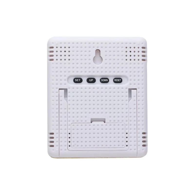 Station météo écologique en bambou et ABS - Piper Matières : coton Couleurs : bleu personnalisable avec votre logo